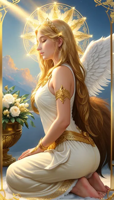 L'Ange de la Douceur, Tarot des Anges