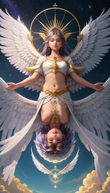 L'Ange de l'Abandon, Tarot des Anges