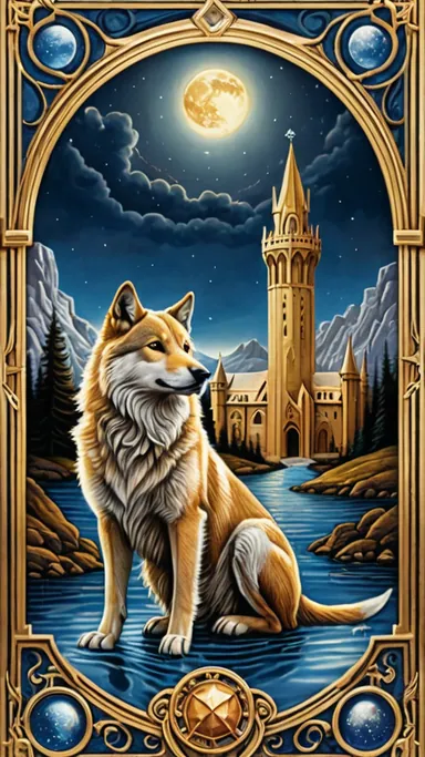 La Lune, Tarot de Marseille